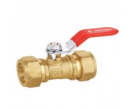 compresstion water brass ball valve