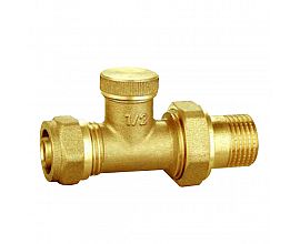 copper radiator valve