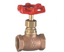 Bronze globe valve 1 inch NPT thread 200WOG w/Rubber Seat