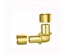 Brass  elbow double female fittings