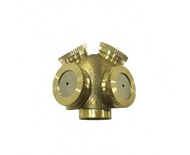 4 Head Garden Brass Sprinkler Agricultural Irrigation Mist Spray Nozzle